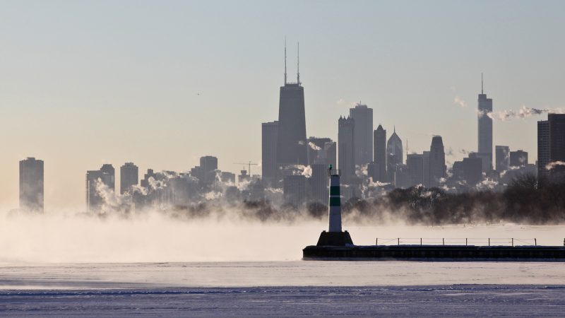 Illustration for article titled 21 Pictures of Chicago's Modern-Day Ice Age